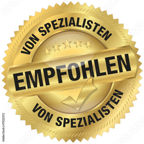 Von Spezialisten empfohlen