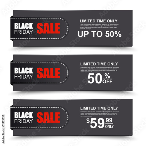 Black Friday collection sale banner
