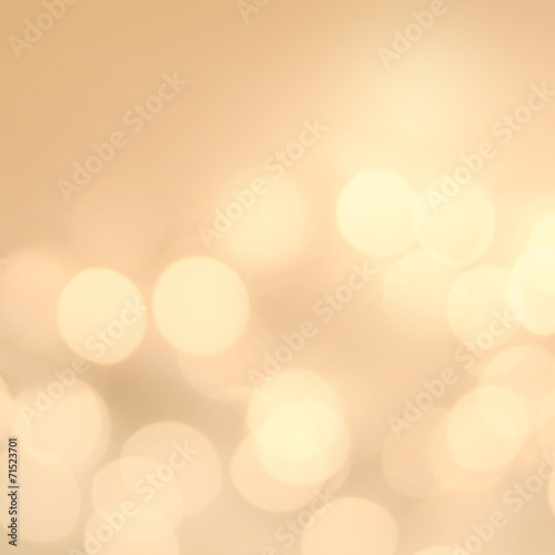 Abstract Christmas background with bokeh lights and place for t