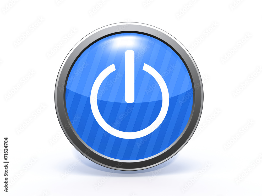 power circular icon on white background power circular icon on white background