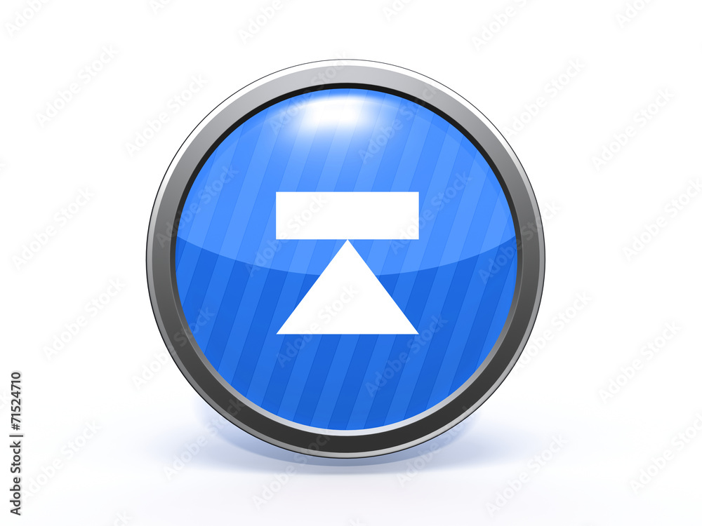 eject circular icon on white background eject circular icon on white background