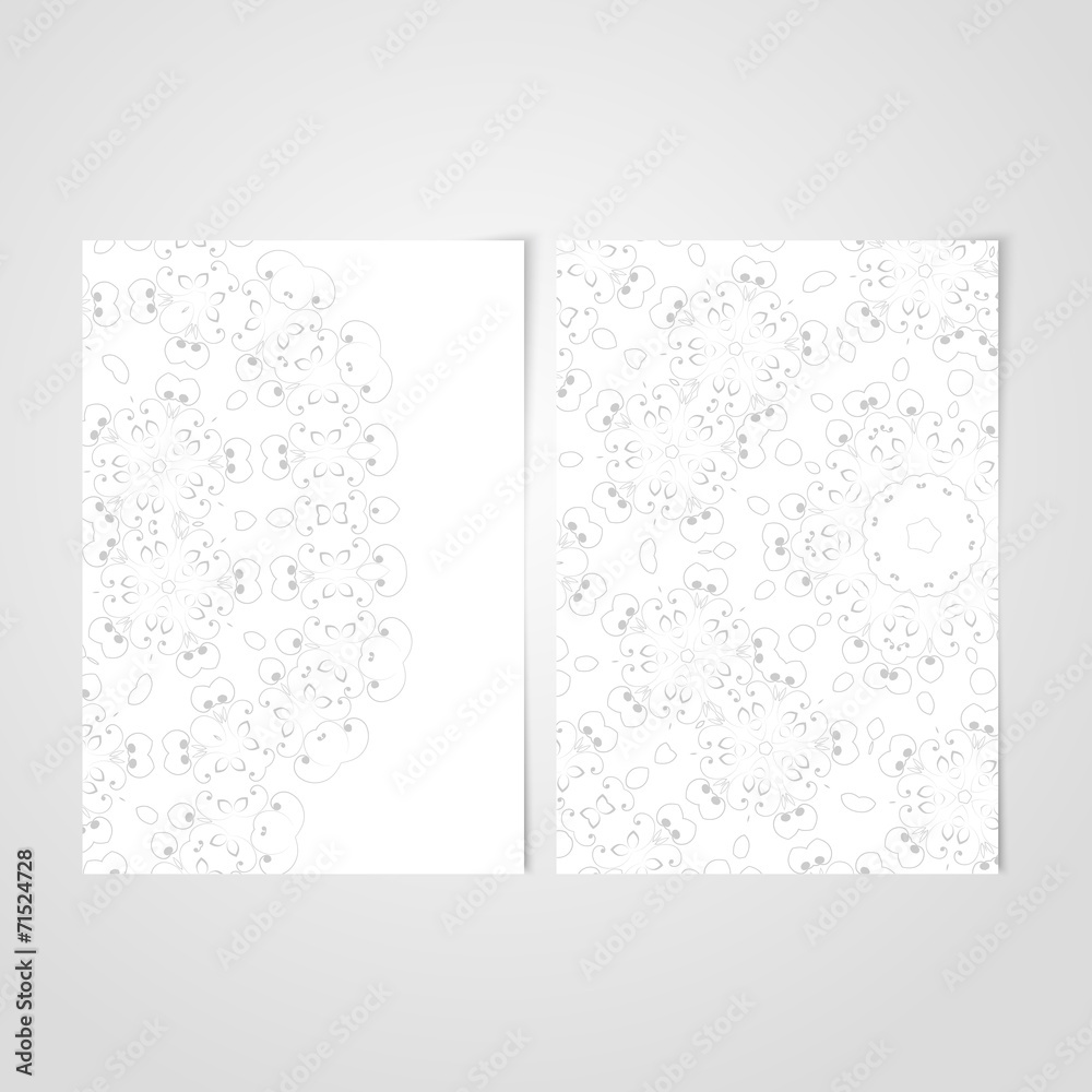 Vector Elegant background with lace ornament .