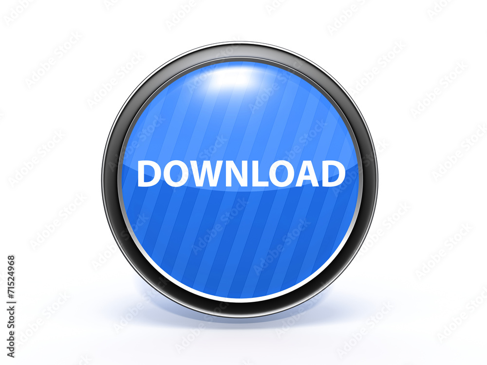 download circular icon on white background download circular icon on white background