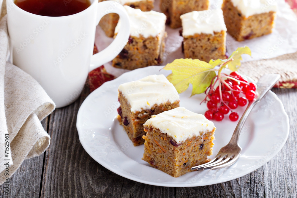 Pumpkin and carrot cake with cream cheese Pumpkin and carrot cake with cream cheese