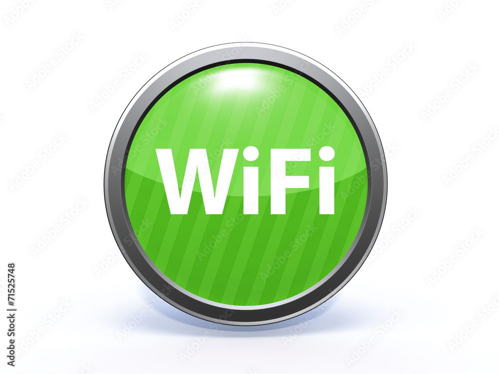 wifi circular icon on white background wifi circular icon on white background