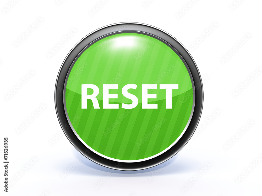 reset circular icon on white background reset circular icon on white background