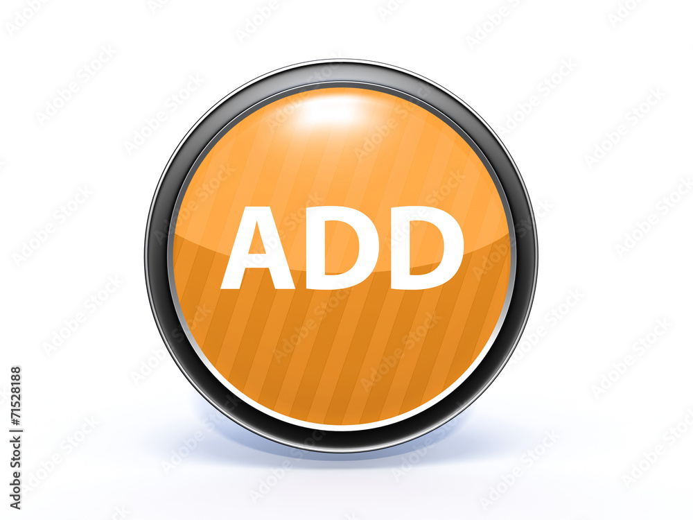 add circular icon on white background add circular icon on white background