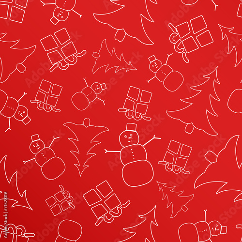 christmas design, seamless pattern