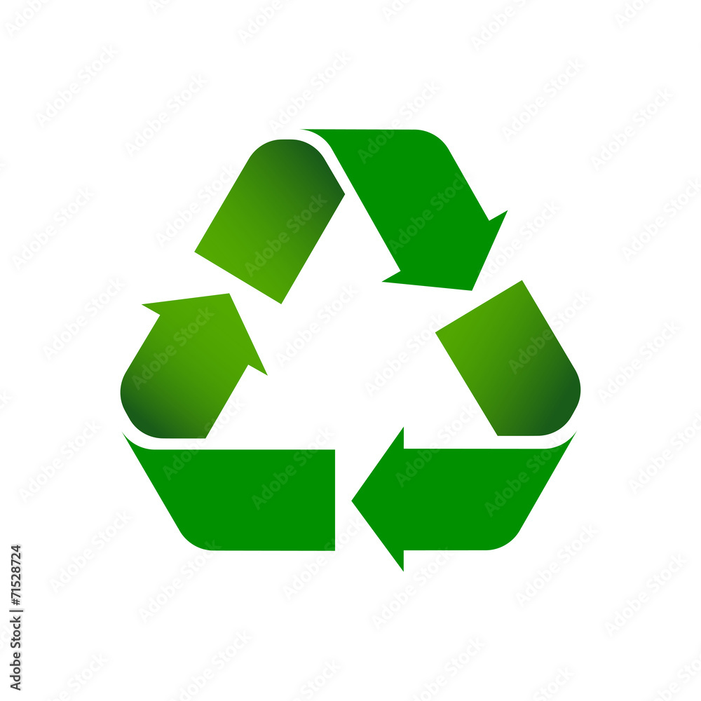 Obraz premium Recycle Symbol Colored