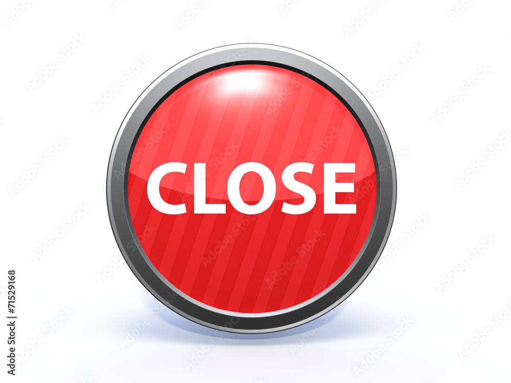 close circular icon on white background close circular icon on white background