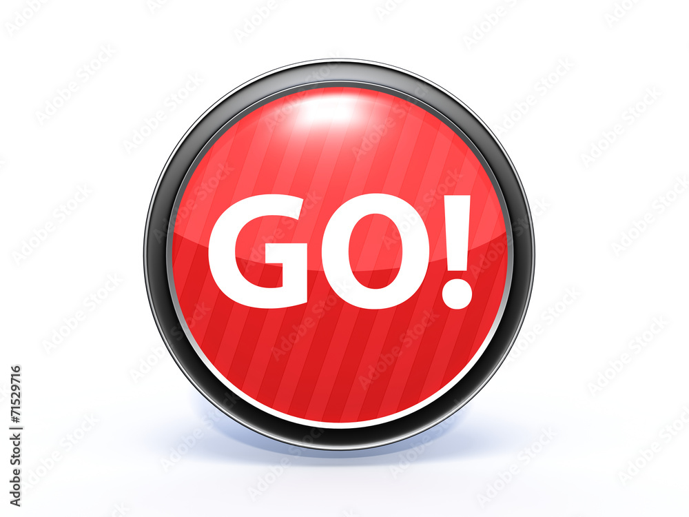 go circular icon on white background go circular icon on white background