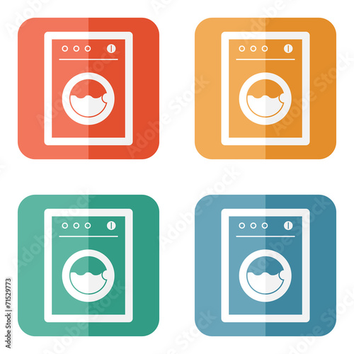 Washing machine icon © binik