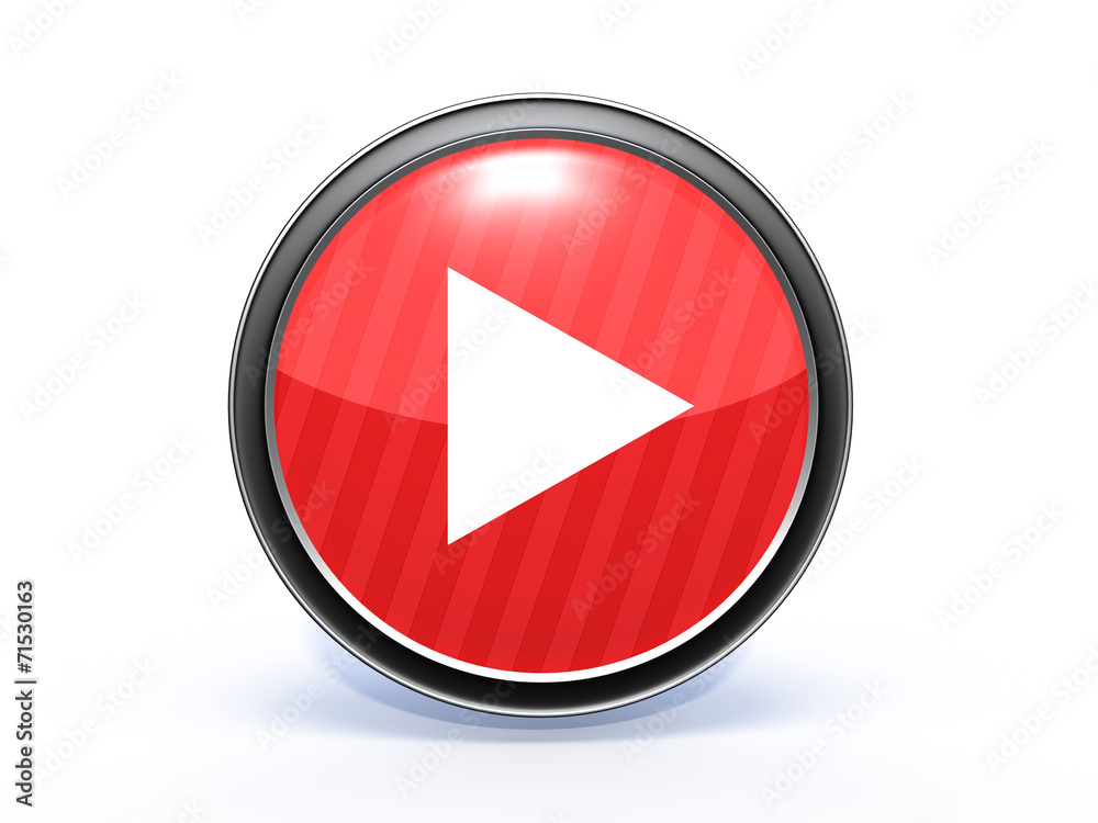 play circular icon on white background play circular icon on white background
