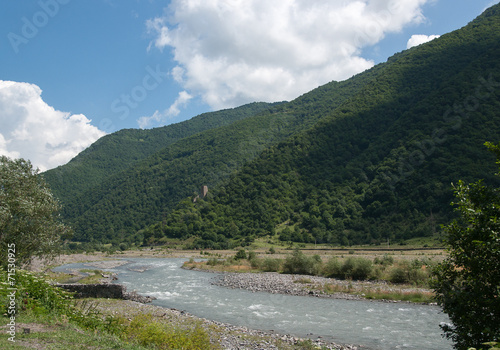 Mountain river in Georgia