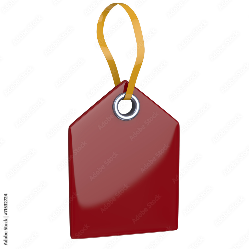 Fototapeta premium Red price tag