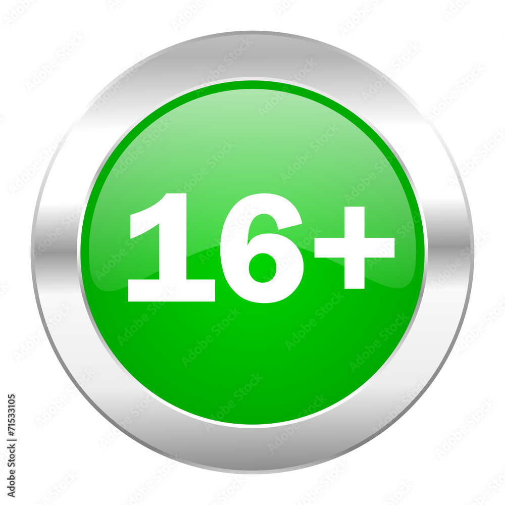 adults green circle chrome web icon isolated adults green circle chrome web icon isolated