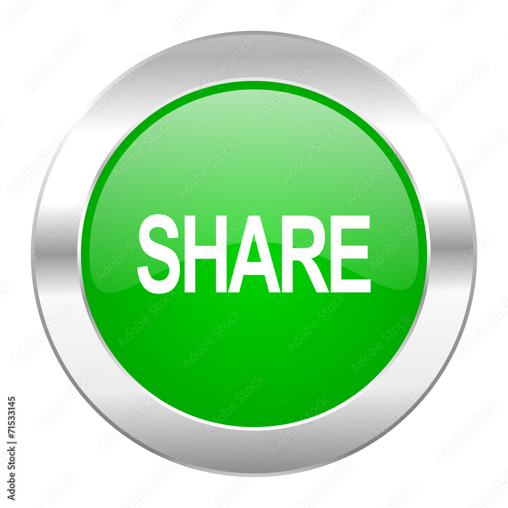 share green circle chrome web icon isolated share green circle chrome web icon isolated