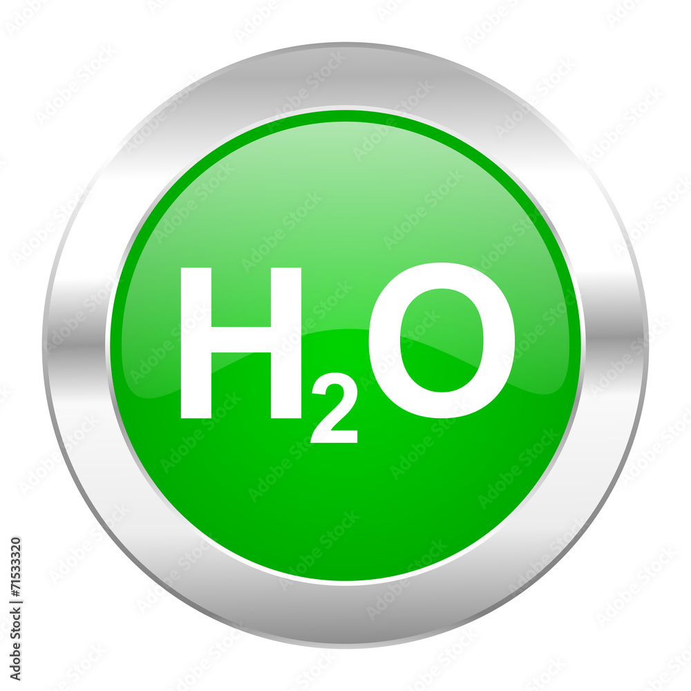 water green circle chrome web icon isolated water green circle chrome web icon isolated