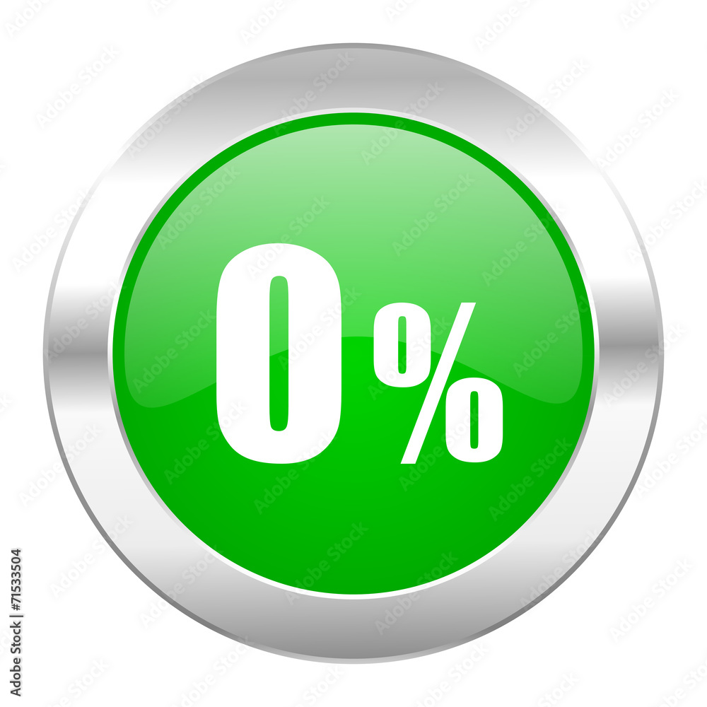 0 percent green circle chrome web icon isolated 0 percent green circle chrome web icon isolated