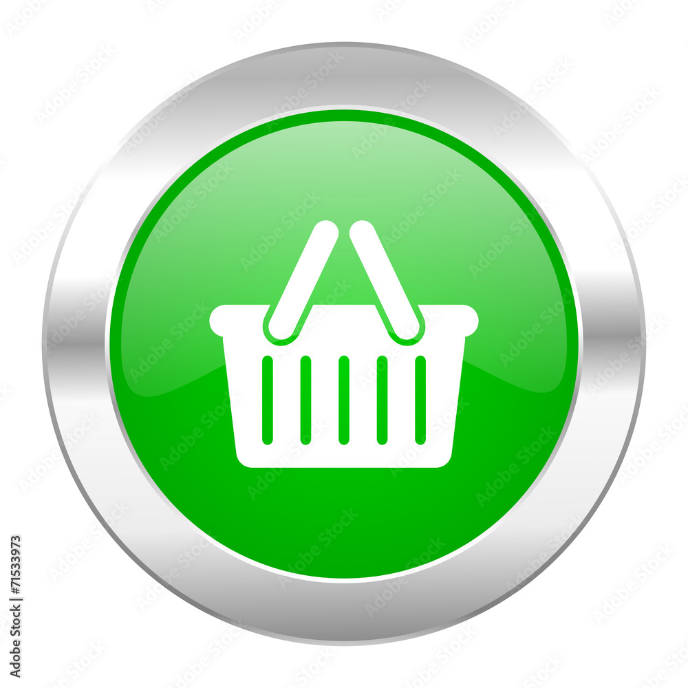 cart green circle chrome web icon isolated cart green circle chrome web icon isolated