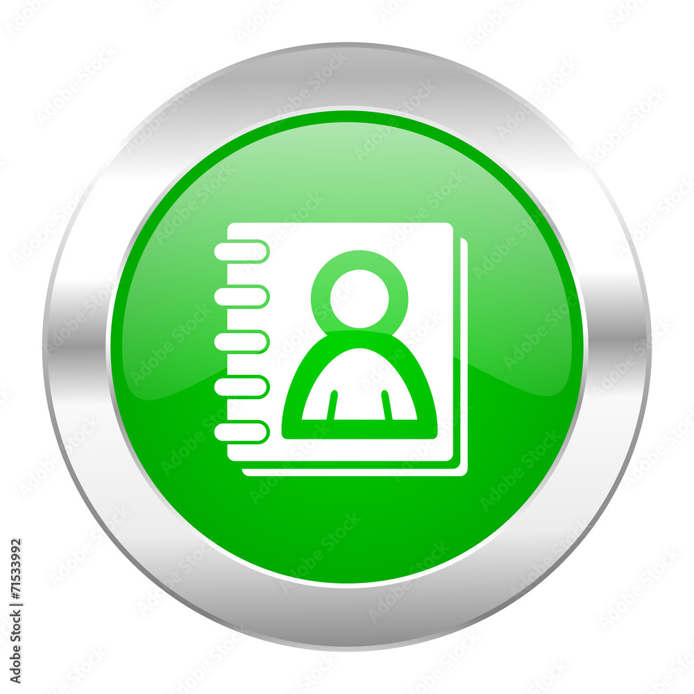 address book green circle chrome web icon isolated address book green circle chrome web icon isolated