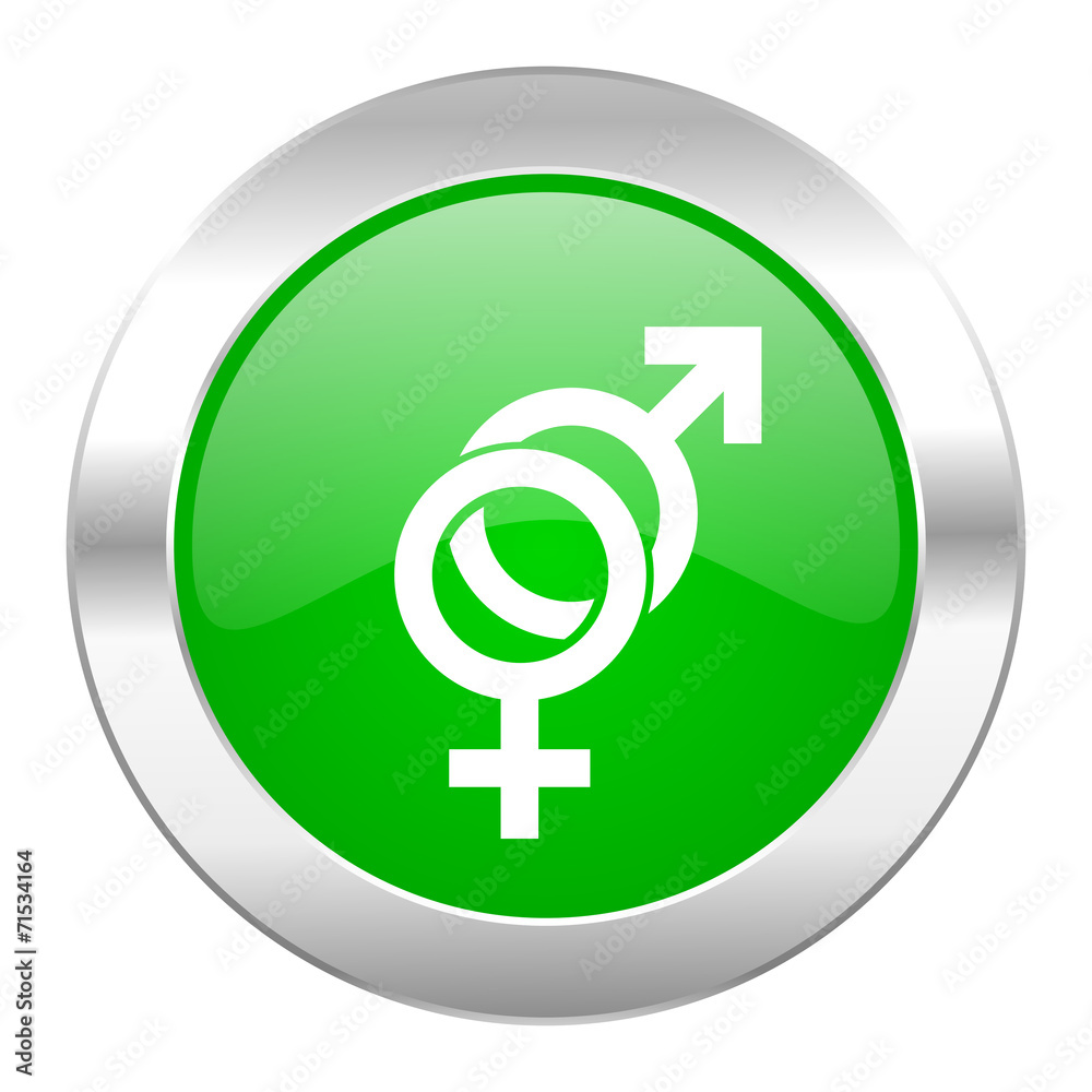 sex green circle chrome web icon isolated sex green circle chrome web icon isolated