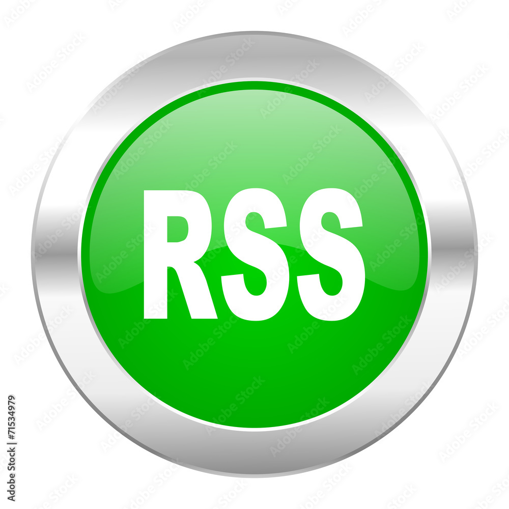 rss green circle chrome web icon isolated rss green circle chrome web icon isolated