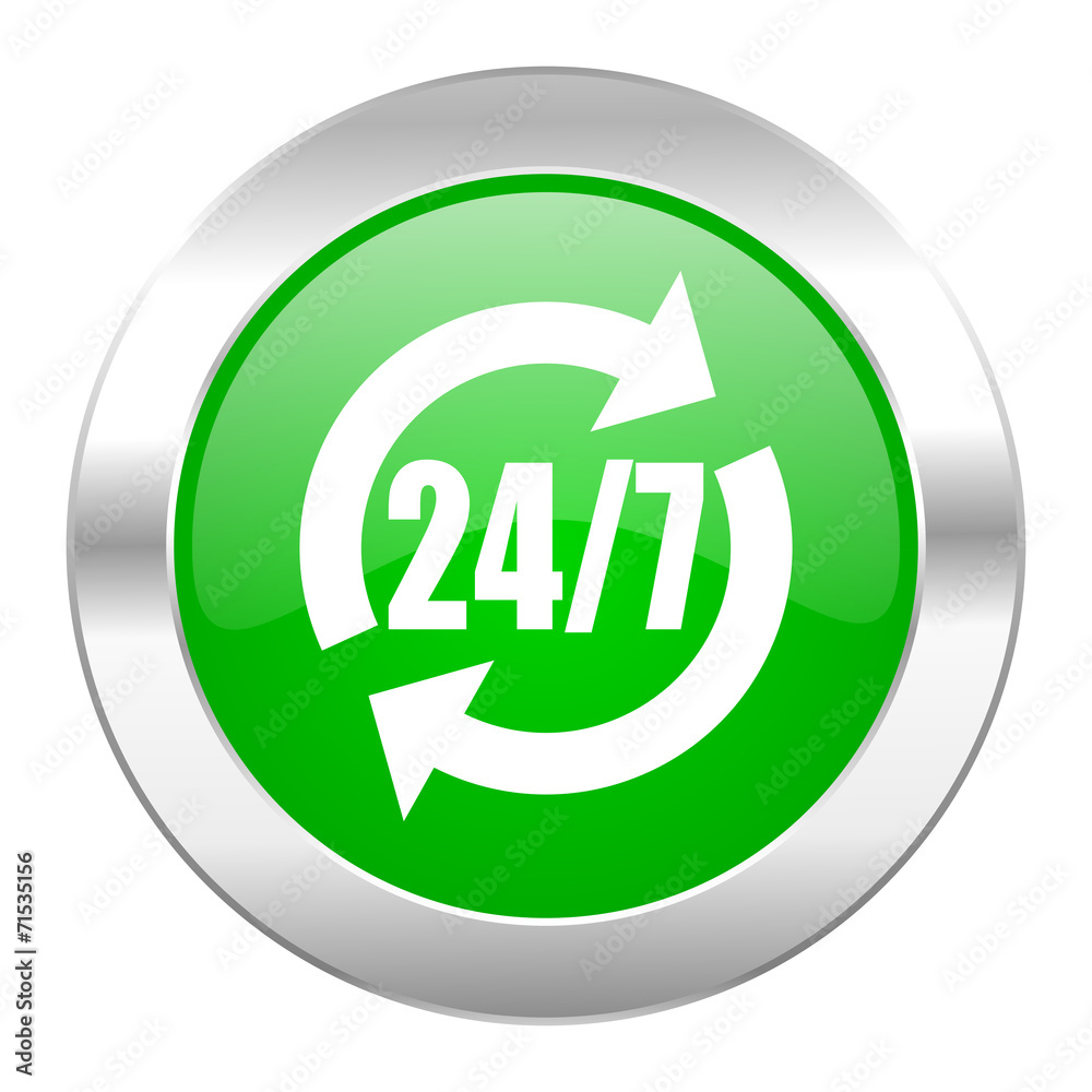 service green circle chrome web icon isolated service green circle chrome web icon isolated