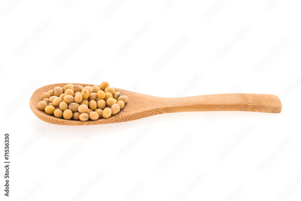 Soybean isolated on white background Soybean isolated on white background