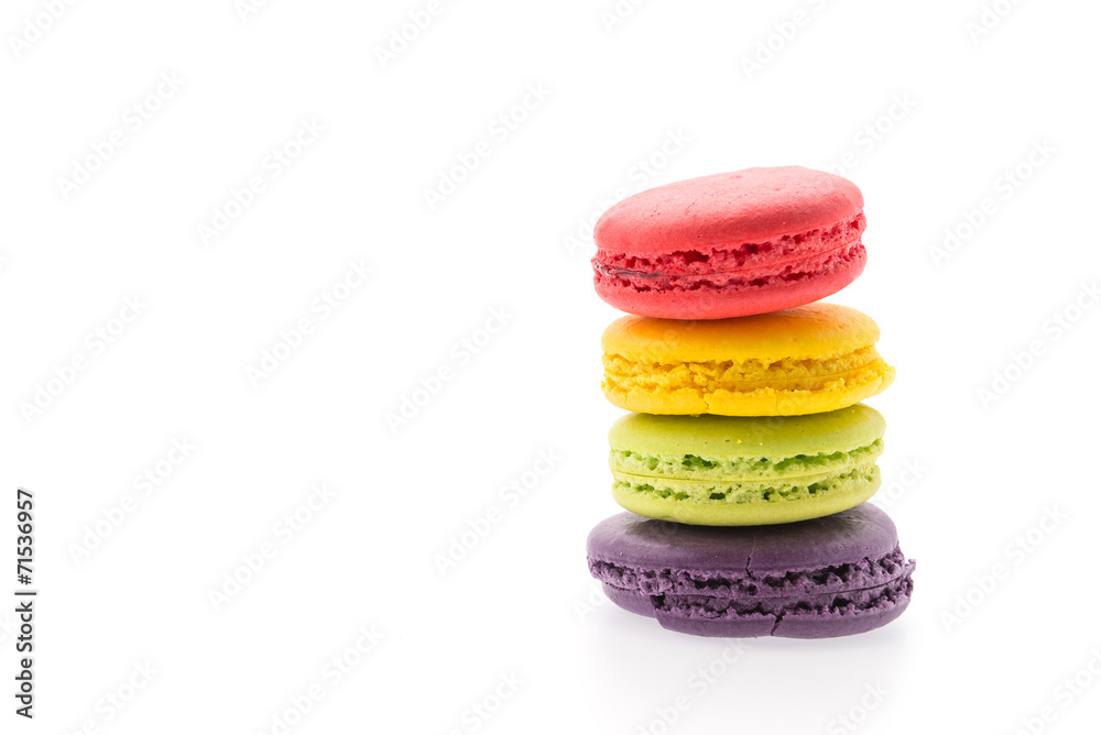 Macaron isolated on white Macaron isolated on white