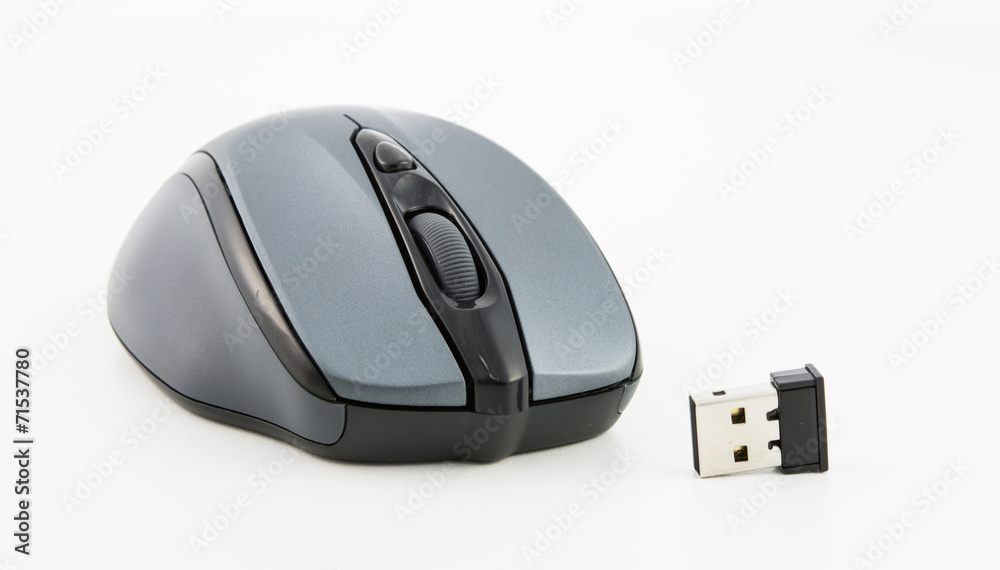 computer wireless mouse isolated computer wireless mouse isolated