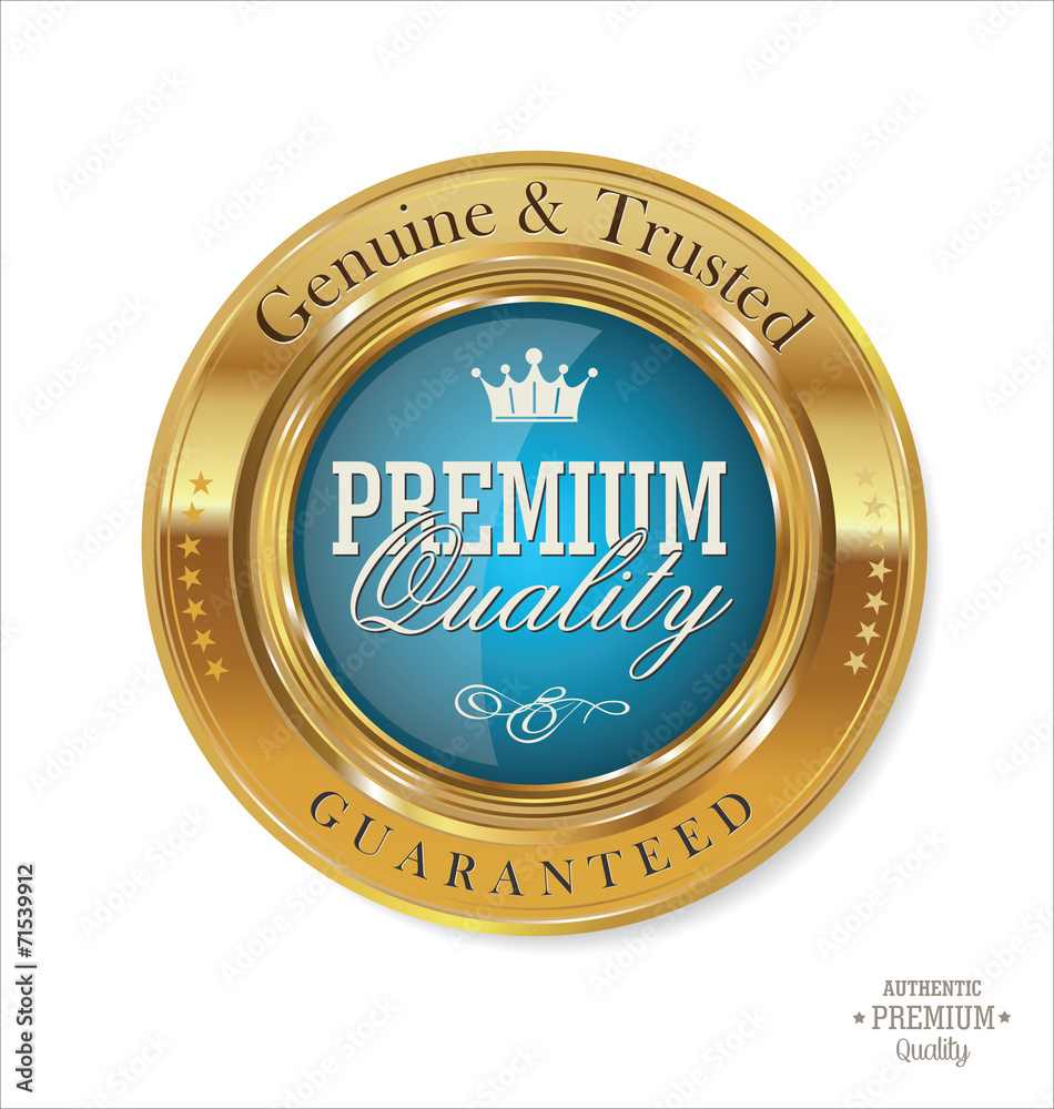 Premium Quality retro Label