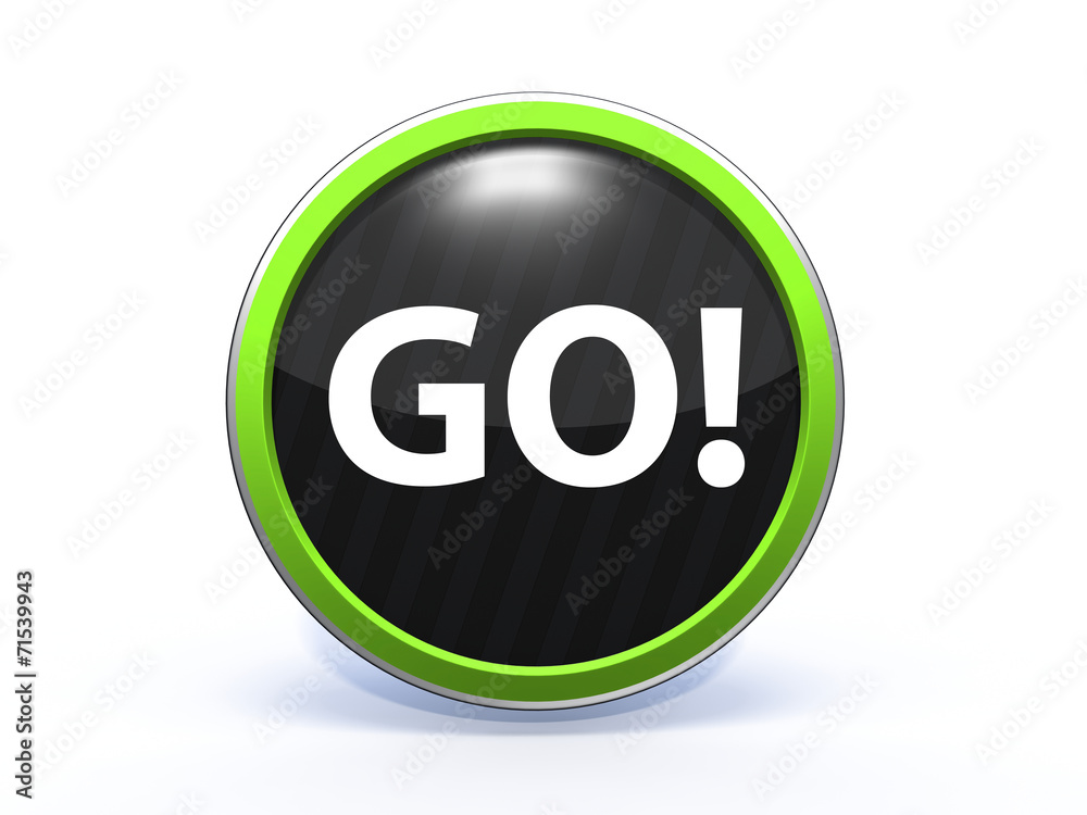 go circular icon on white background go circular icon on white background