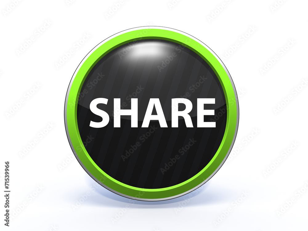 share circular icon on white background share circular icon on white background