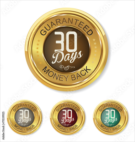 Thirty days money back badge