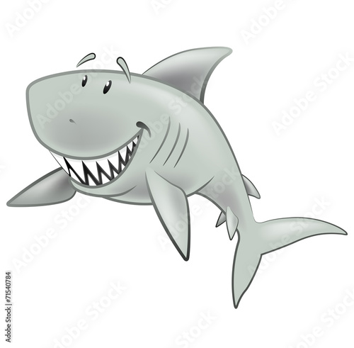 Cute Shark Character.