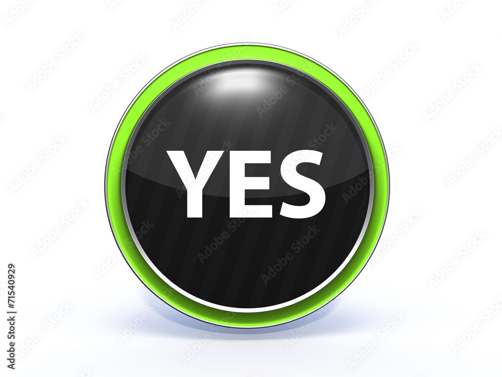 yes circular icon on white background yes circular icon on white background