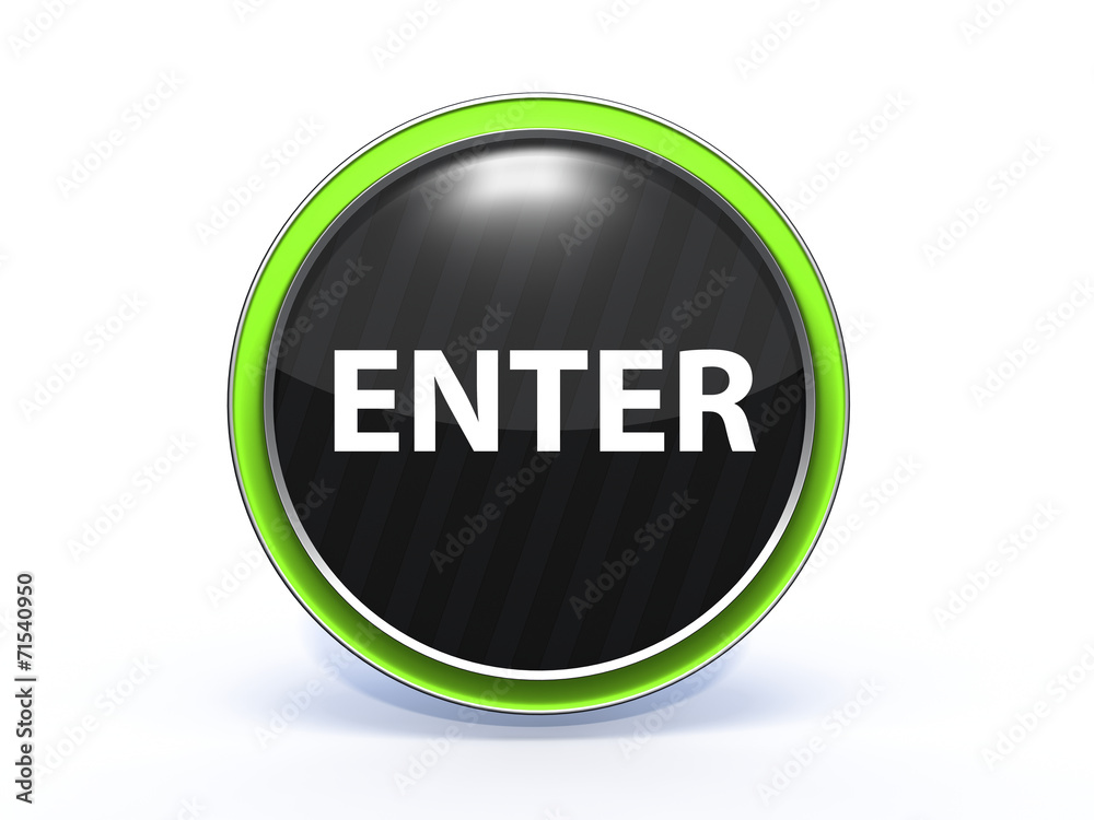 enter circular icon on white background enter circular icon on white background