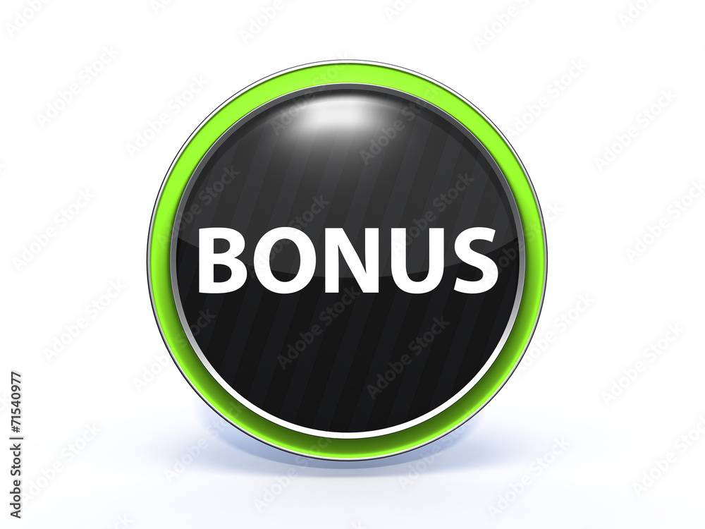 bonus circular icon on white background bonus circular icon on white background