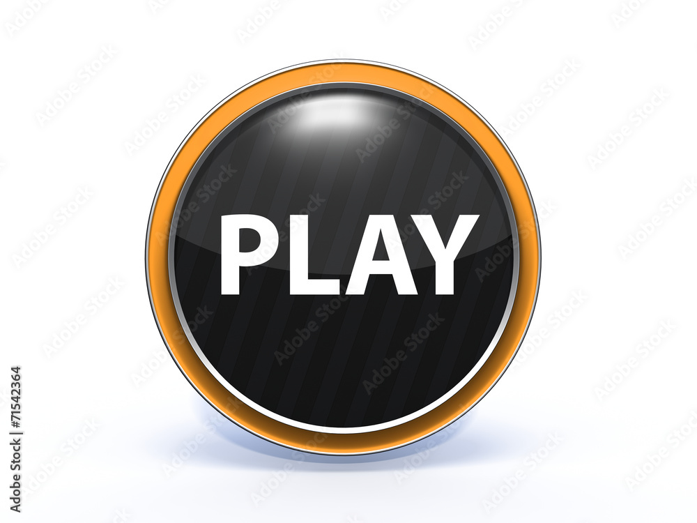 play circular icon on white background play circular icon on white background