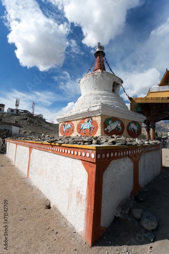 Stupas in Leh - Ladakh - Jammu and Kashmir - India photo