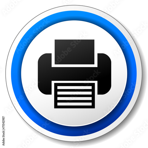 Round print icon
