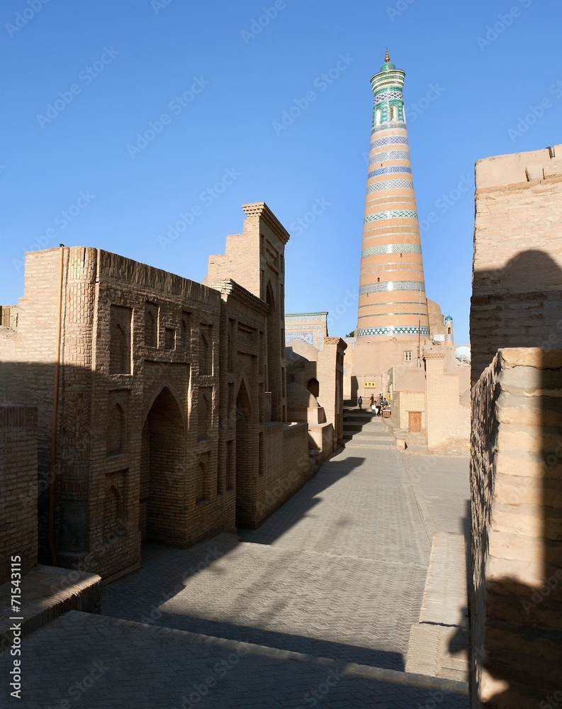 Islom hoja minaret in Itchan Kala - Khiva