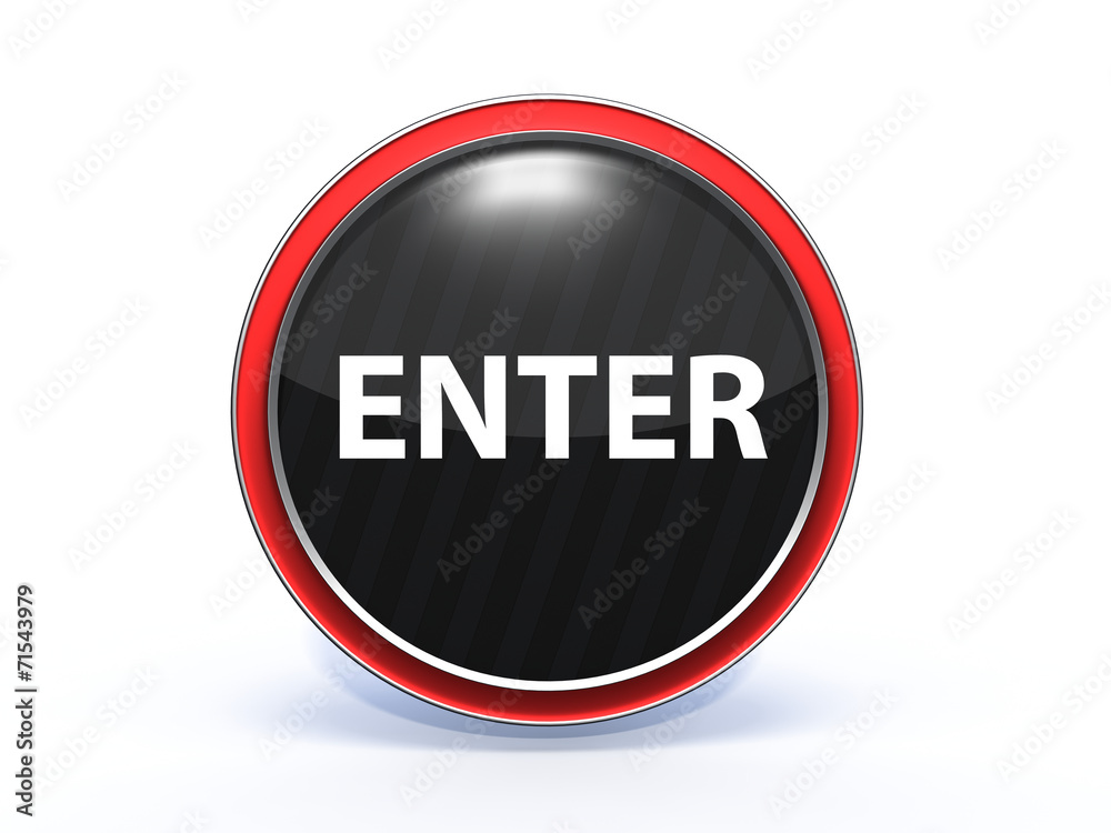 enter circular icon on white background enter circular icon on white background