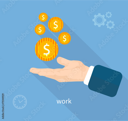 Payment of work