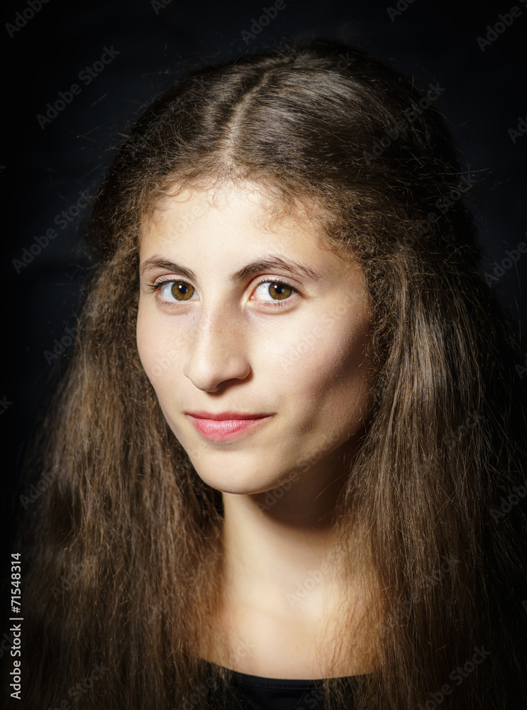 Cute young armenian girl posing in studio Cute young armenian girl posing in studio