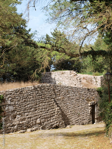 Elymian-punic walls of Erice, Sicily, Italy photo