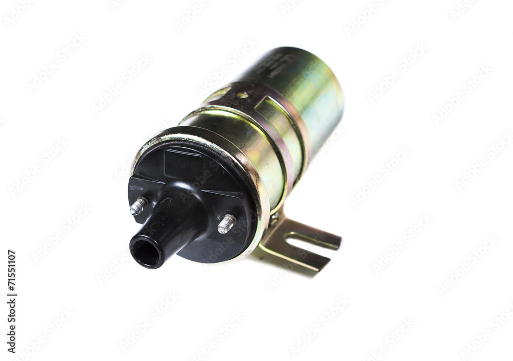igniter coil isolated on white background igniter coil isolated on white background
