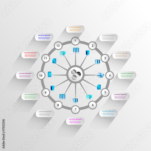 Enterprise application Integration and technology Infographics