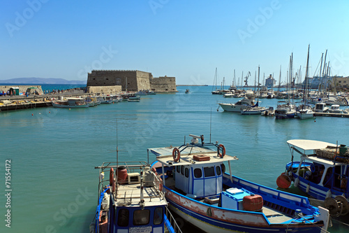 Heraklion Harbour and Fortress, Crete © Rostislav Ageev